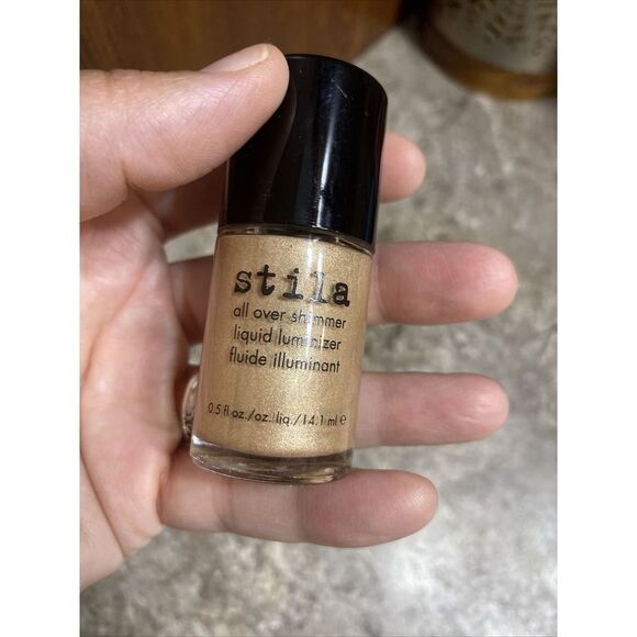 Stila All Over Shimmer Liquid Luminizer Kitten Shimmer Highlighter - Picture 2 of 4
